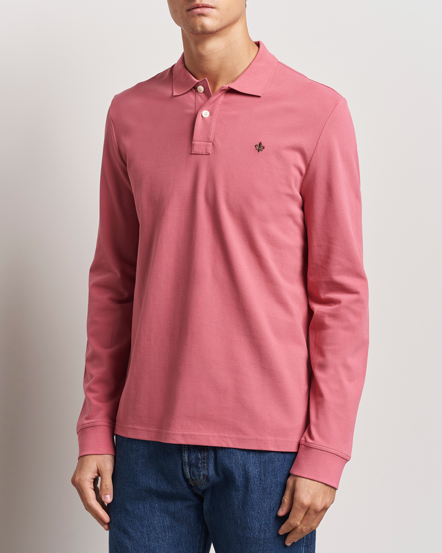 Herre | Langærmede polotrøjer | Morris | Camden Long Sleeve Polo Pink