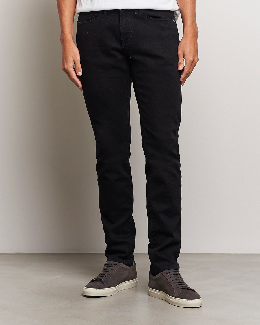 Herre | Sorte jeans | FRAME | L´Homme Slim Stretch Jeans Noir