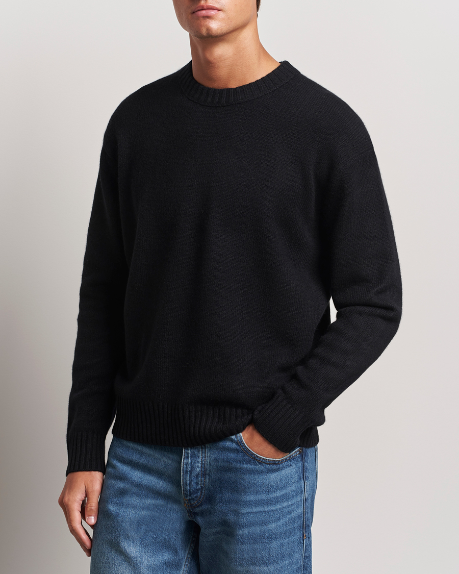 Herre |  | FRAME | Cashmere Sweater Noir