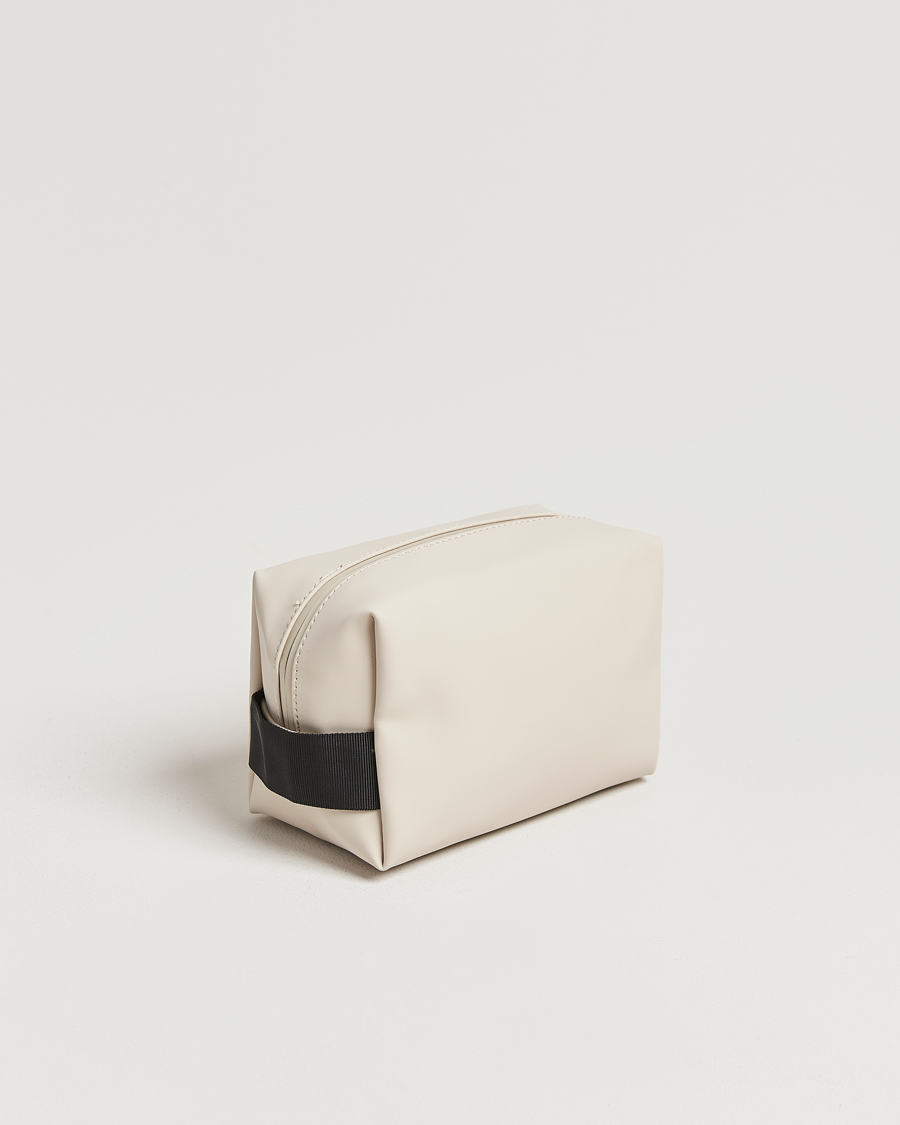 Herre | Toilettasker | RAINS | Washbag Small Dune