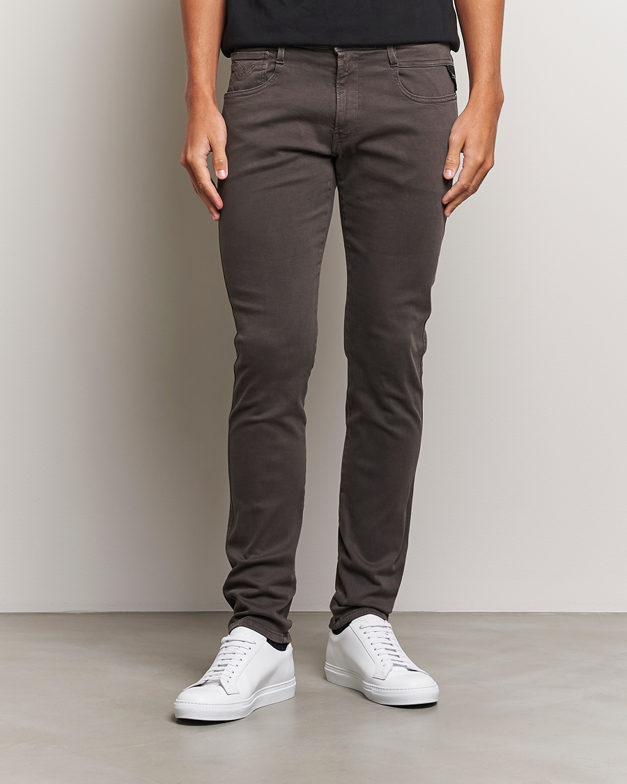 Herre | 5-pocket bukser | Replay | Anbass Hyperflex X.Lite 5-Pocket Pants Wood Grey