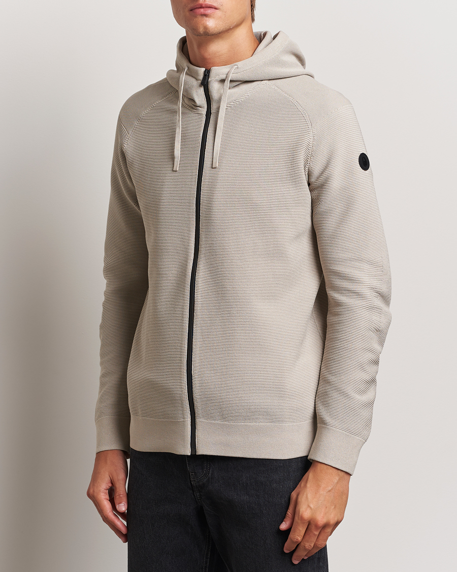 Herre |  | Sail Racing | Element Seamless Full Zip Hoodie Sand