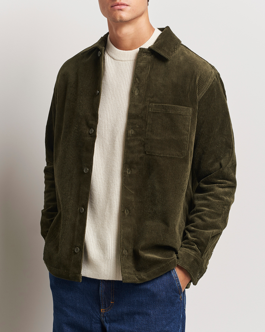 Herre |  | Samsøe Samsøe | Damon Corduroy Overshirt Forest Night