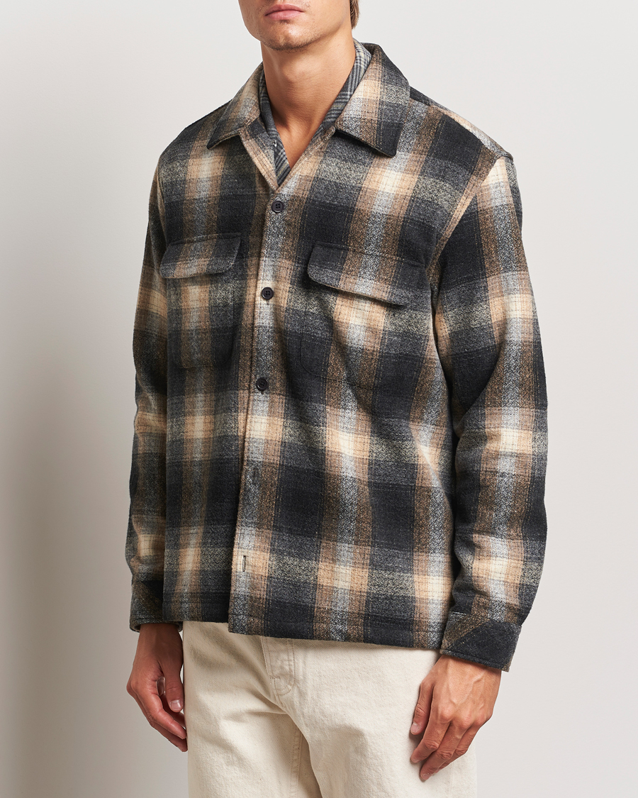 Herre |  | Samsøe Samsøe | Castor Checked Overshirt Petrified Brown