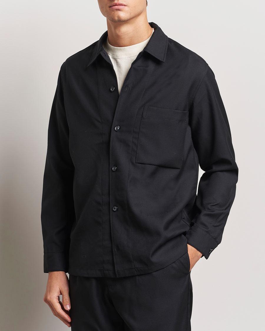 Herre |  | Samsøe Samsøe | Damon Wool Overshirt Black