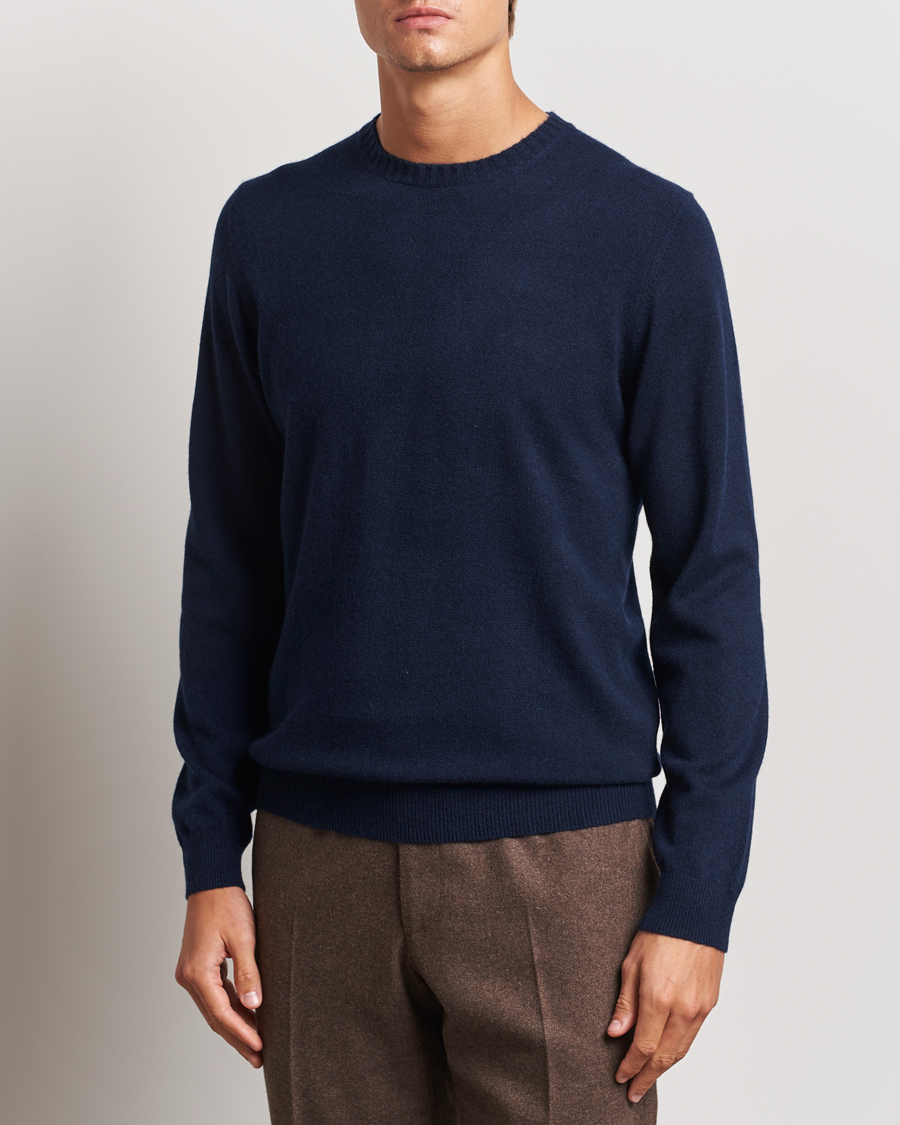 Herre |  | Stenströms | Cashmere Crewneck Navy