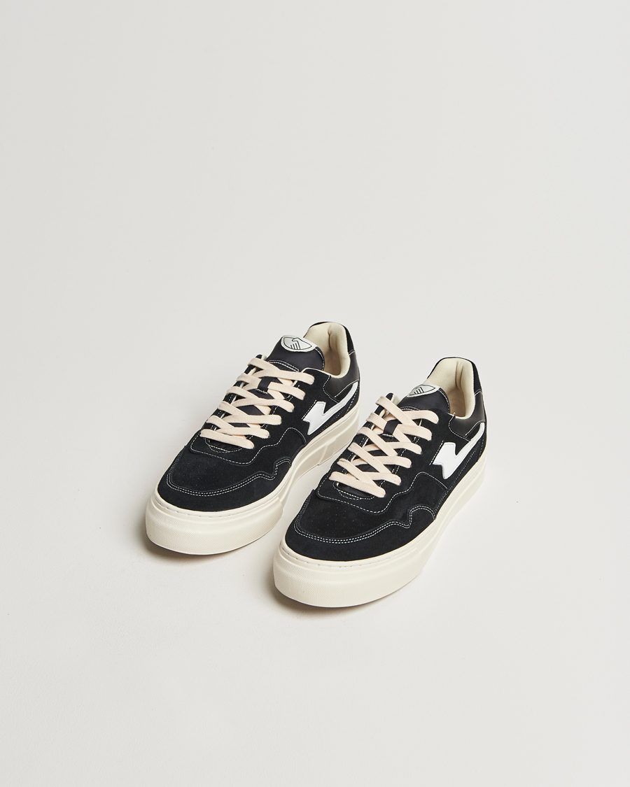 Herre |  | Stepney Workers Club | Pearl S-Strike Suede Sneaker Black White