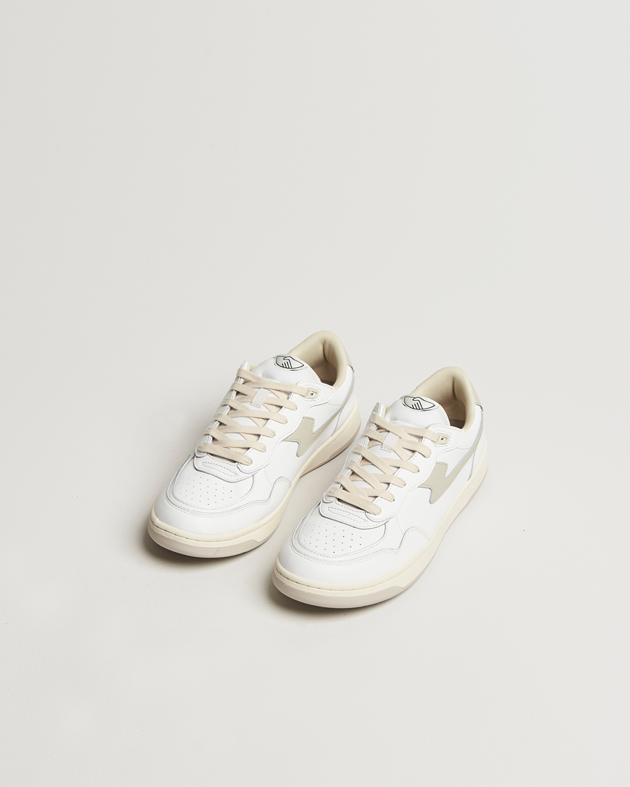 Herre |  | Stepney Workers Club | Pro Cup 01 S-Strike Leather Sneaker White Putty