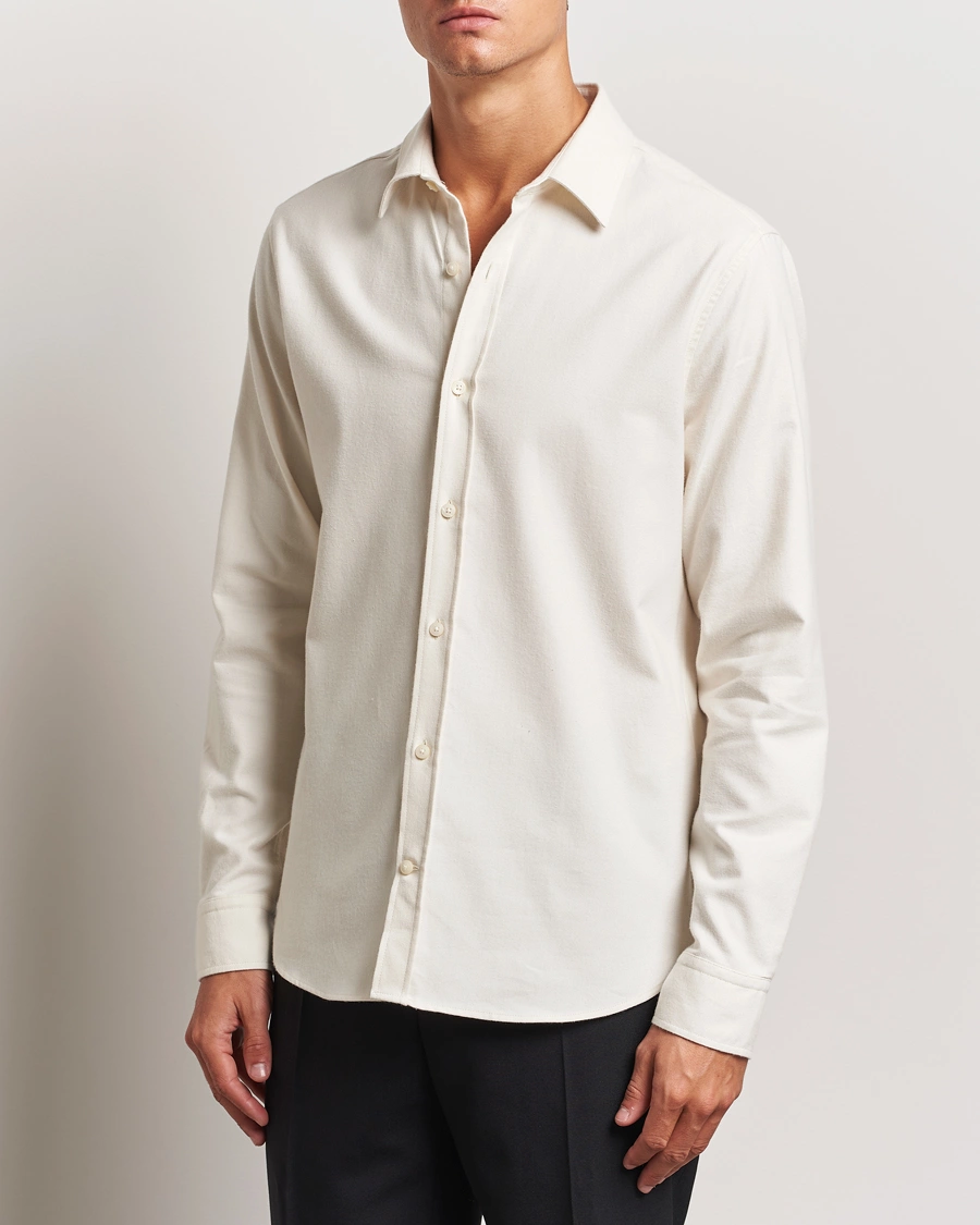 Herre | Casual | Tiger of Sweden | Benjamins Brushed Twill Shirt Seashell