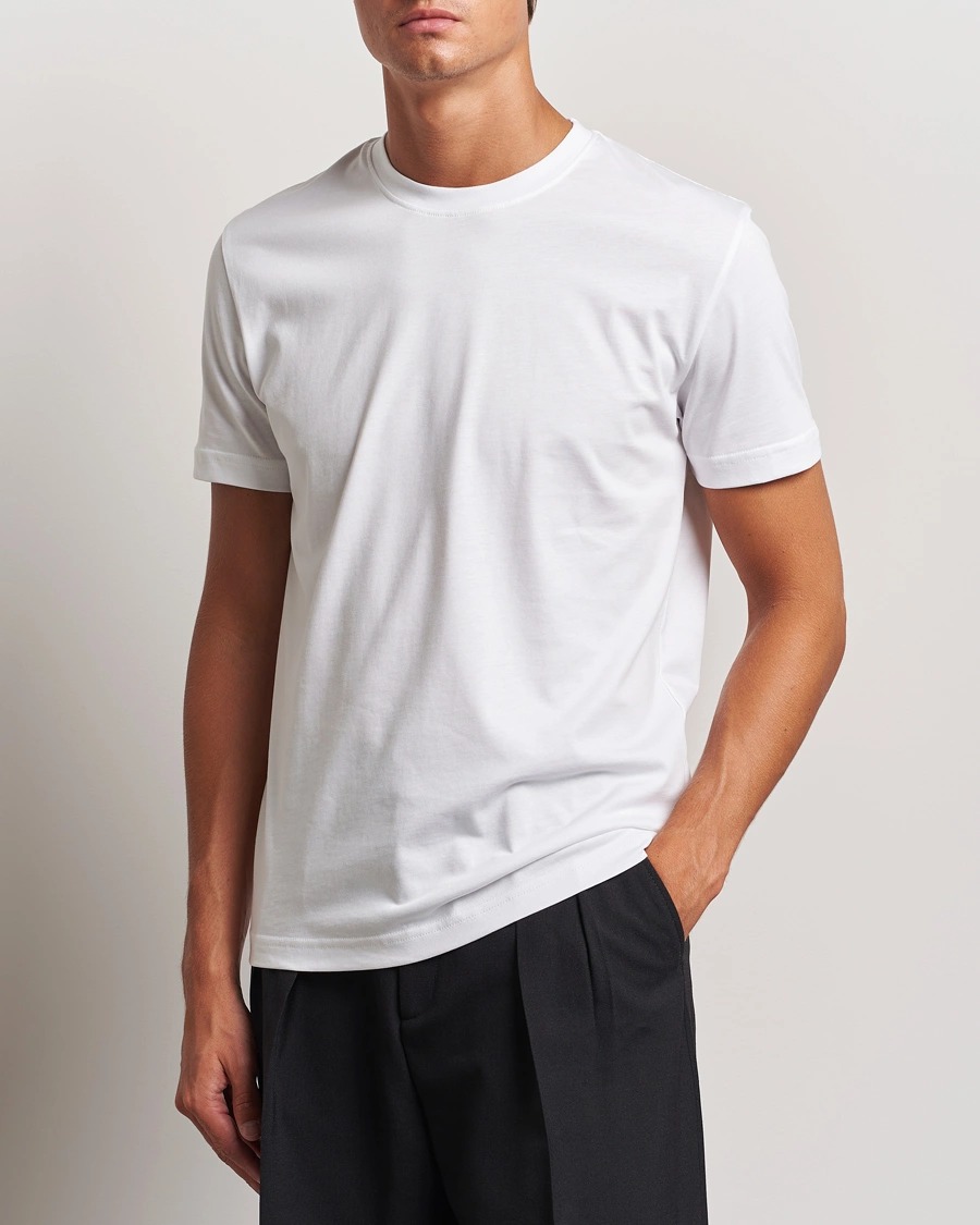 Herre | Nye produktbilleder | Tiger of Sweden | Dillan Crew Neck T-Shirt Pure White