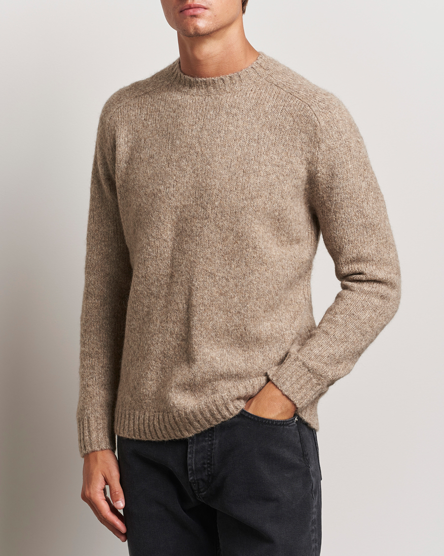 Herre |  | Tiger of Sweden | Adryan Yak/Alpaca Knitted Sweater Dirt Tape