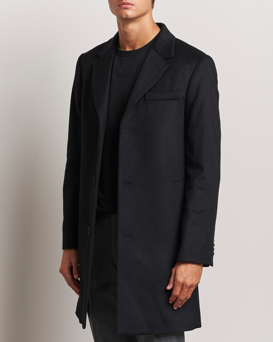 Herre |  | Tiger of Sweden | Finnan Wool/Cashmere Coat Black