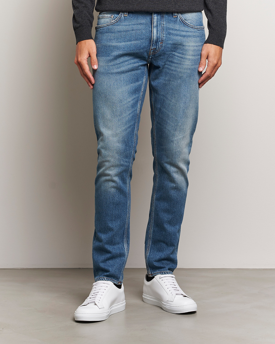 Herre | Jeans | Tiger of Sweden | Pistolero Stretch Cotton Jeans Medium Blue