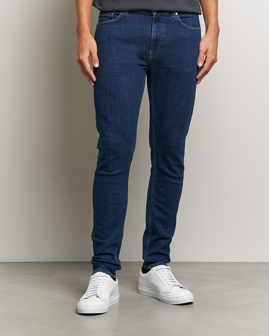 Herre |  | Tiger of Sweden | Evolve Stretch Cotton Jeans Medium Blue