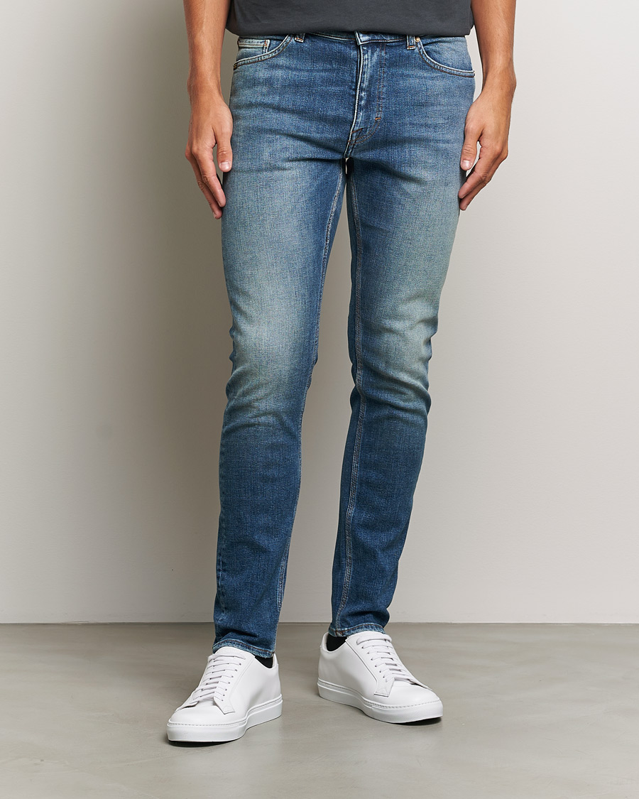 Herre |  | Tiger of Sweden | Evolve Stretch Cotton Jeans Medium Blue