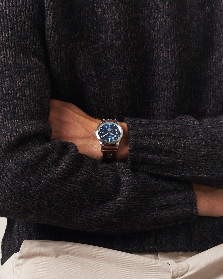 Herre |  | Timex | Pan Am GMT Stainless Steel 39mm Blue Dial