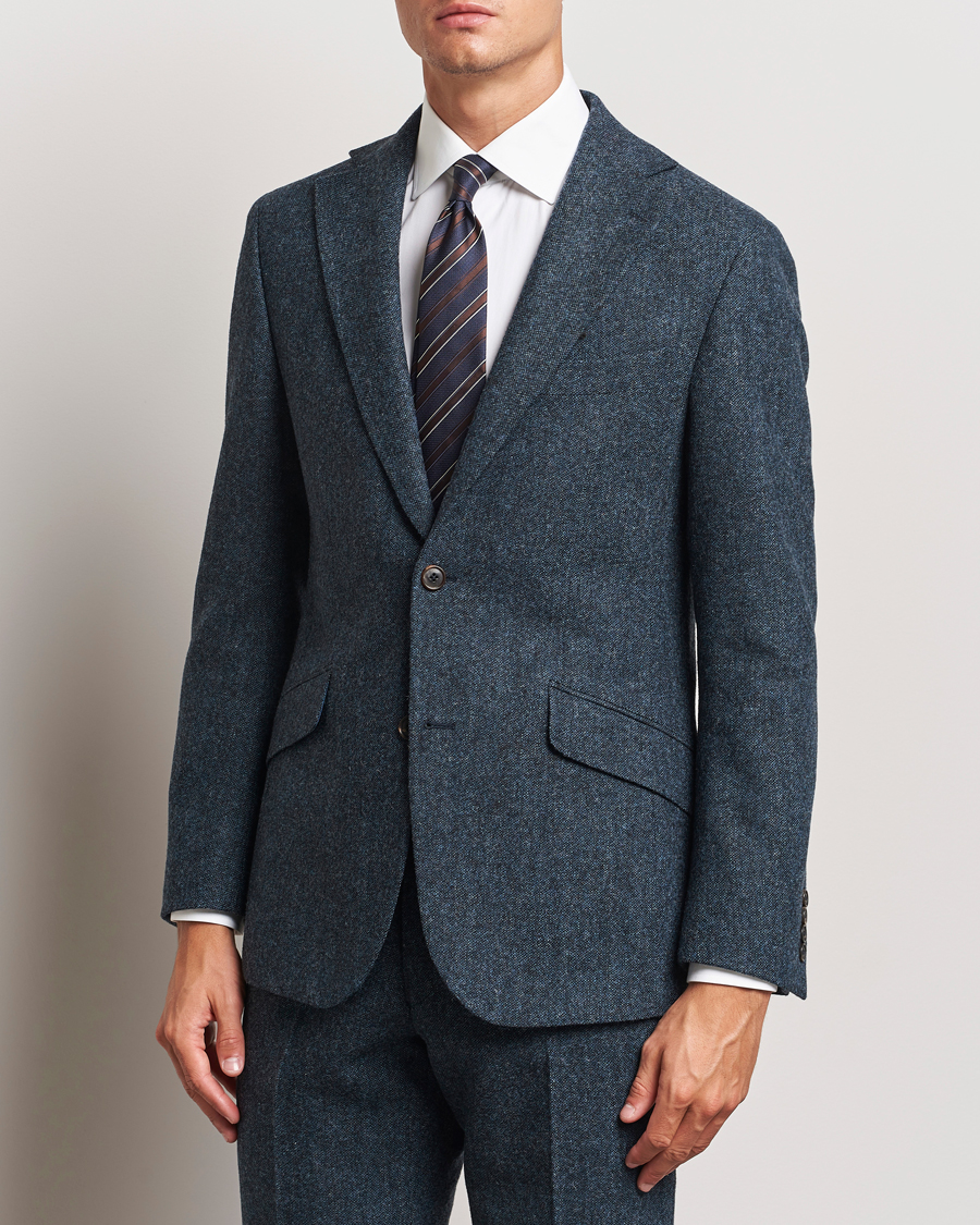 Herre |  | Walker Slater | Edward Wool Donegal Blazer Navy