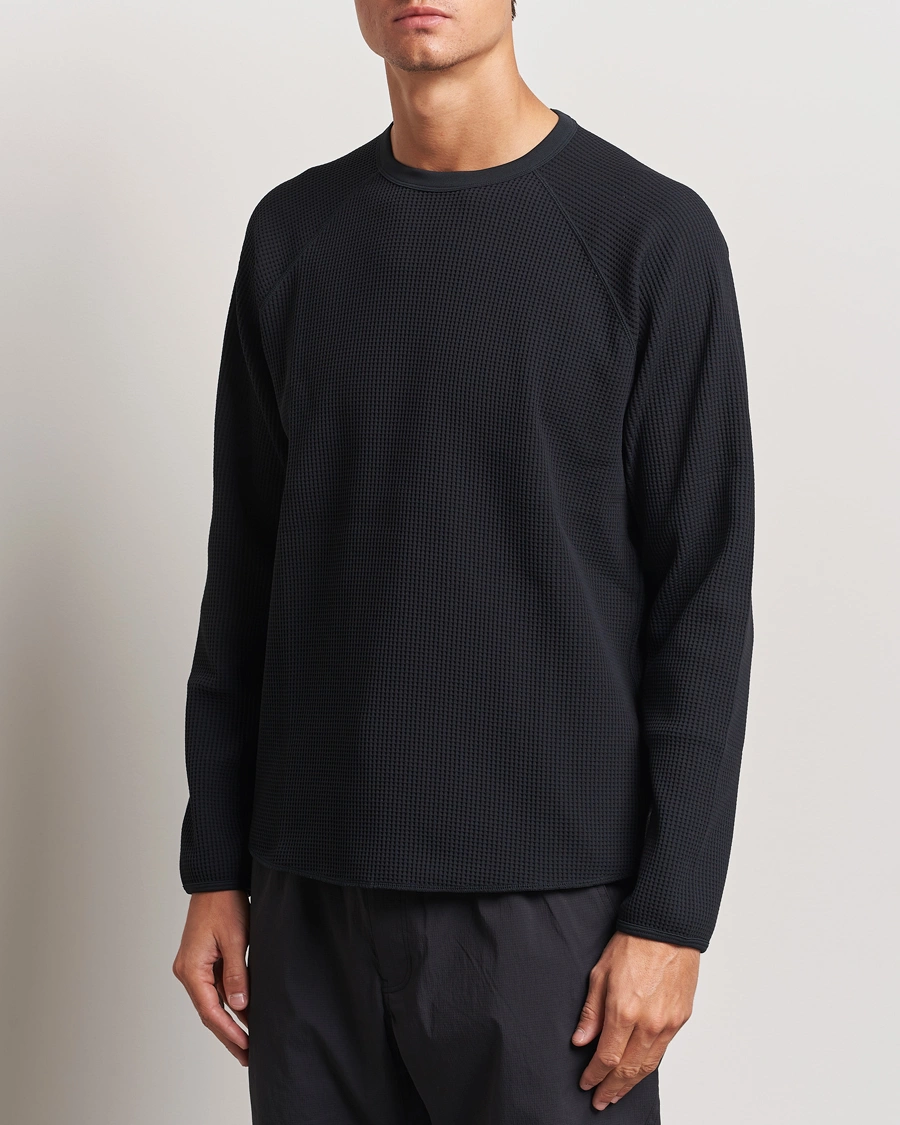 Herre | T-Shirts | Goldwin | WF Light Long Sleeve T-Shirt Black