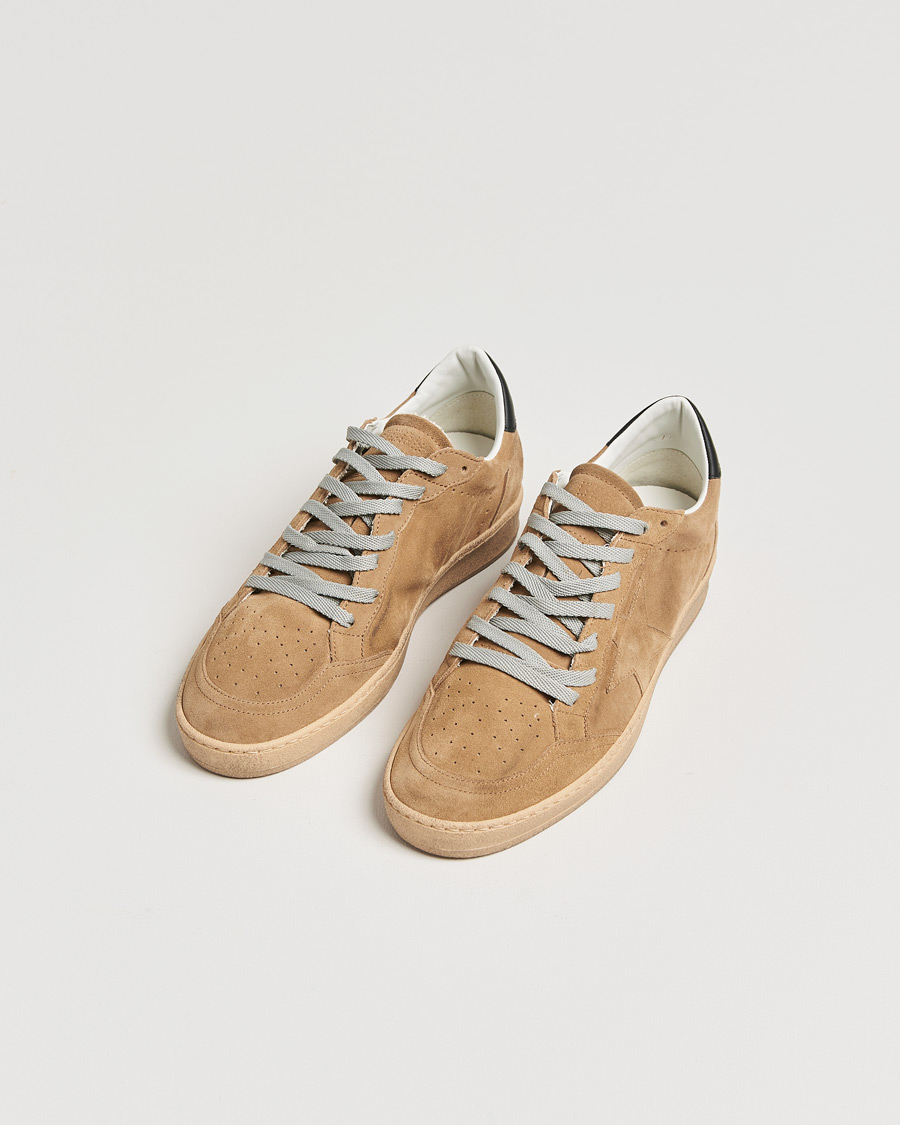 Herre | Sko i ruskind | Golden Goose | Ball Star Sneakers Tabacco