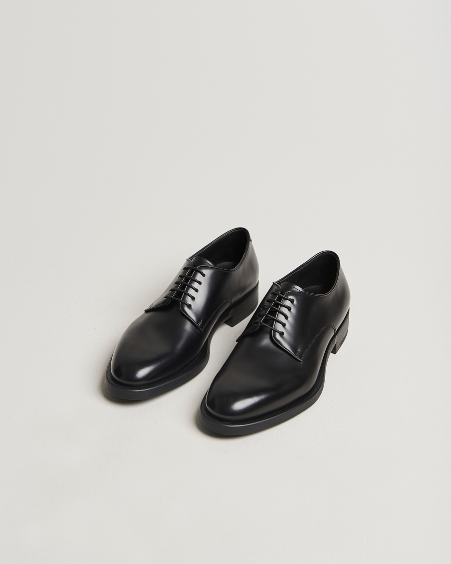 Herre |  | Giorgio Armani | Lace Up Derby Shoes Black Calf