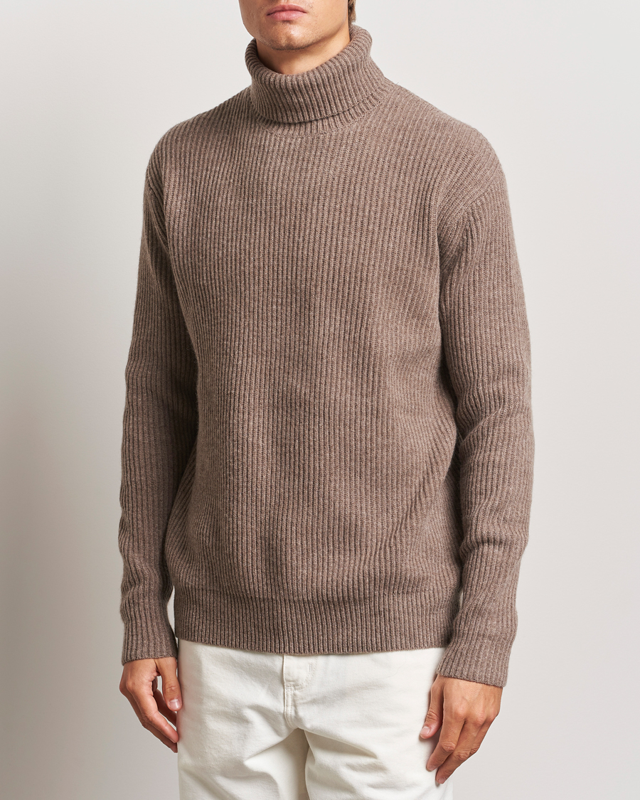 Herre |  | LES DEUX | Eddie Wool Rib Rollneck Mountain Grey Melange