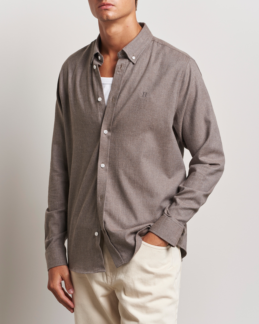 Herre |  | LES DEUX | Dessert Reg Shirt Mountain Grey Melange