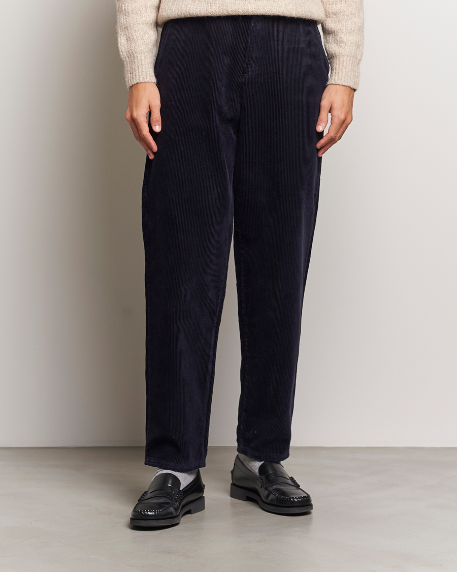 Herre |  | LES DEUX | Kody Heavy Corduroy Pants Dark Navy