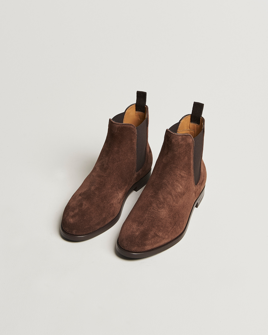 Herre | Chelsea boots | Ralph Lauren Purple Label | Chelsea Boots Dark Brown Suede