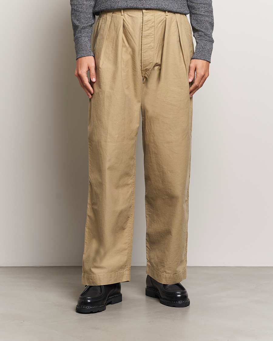 Herre |  | RRL | Hawkes Pleated Chinos Khaki