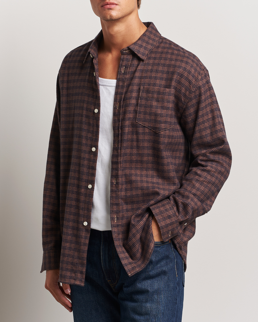 Herre |  | Palmes | Joseph Flannel Shirt Navy