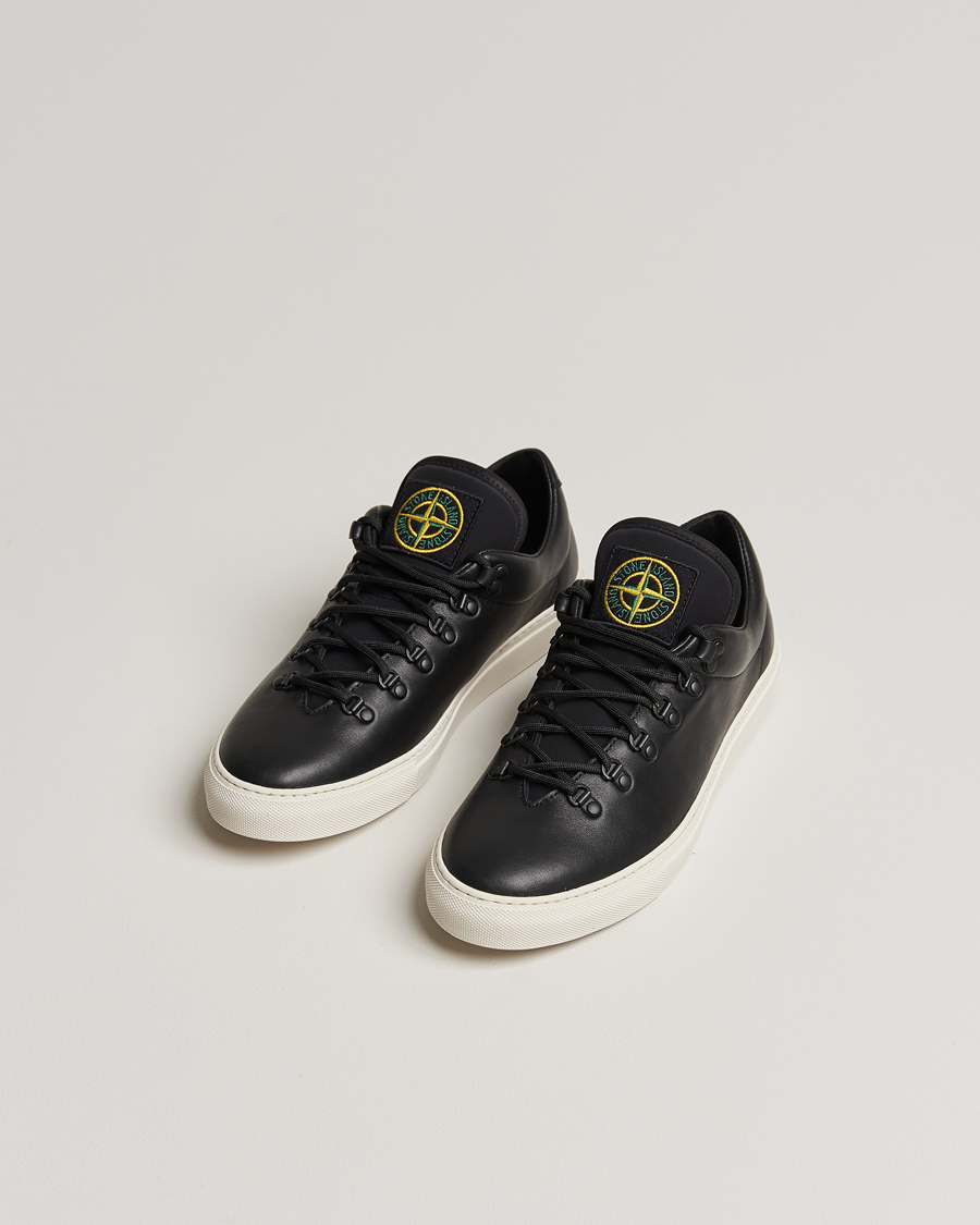 Herre |  | Stone Island | Leather Snekers Black