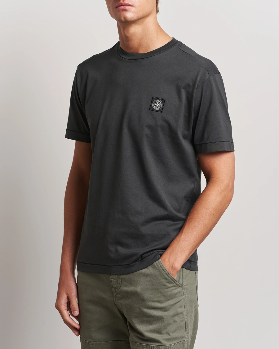 Herre |  | Stone Island | Garment Dyed Jersey T-Shirt Lead