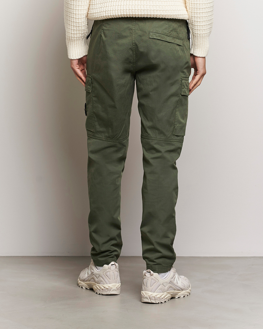 Herre | Bukser | Stone Island | Stretch Cotton Gabardine Trousers Musk