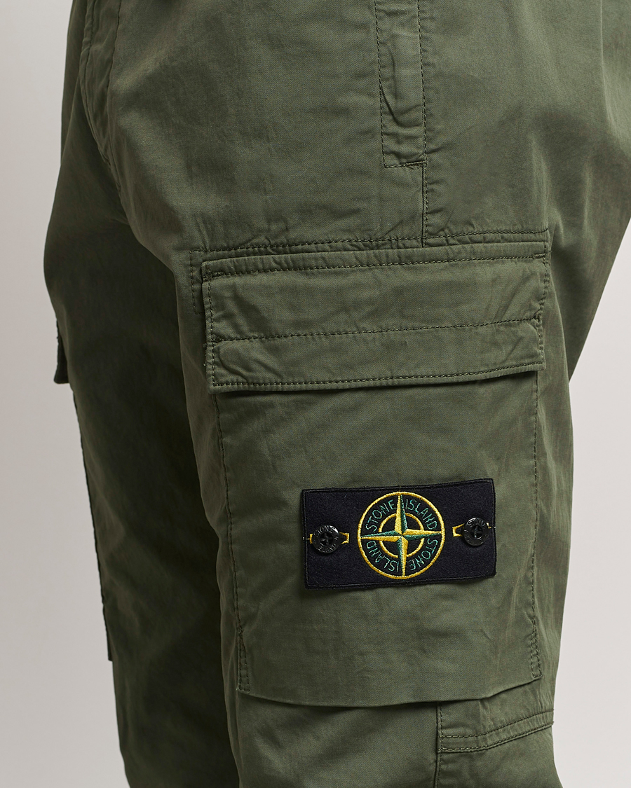 Herre | Bukser | Stone Island | Stretch Cotton Gabardine Trousers Musk