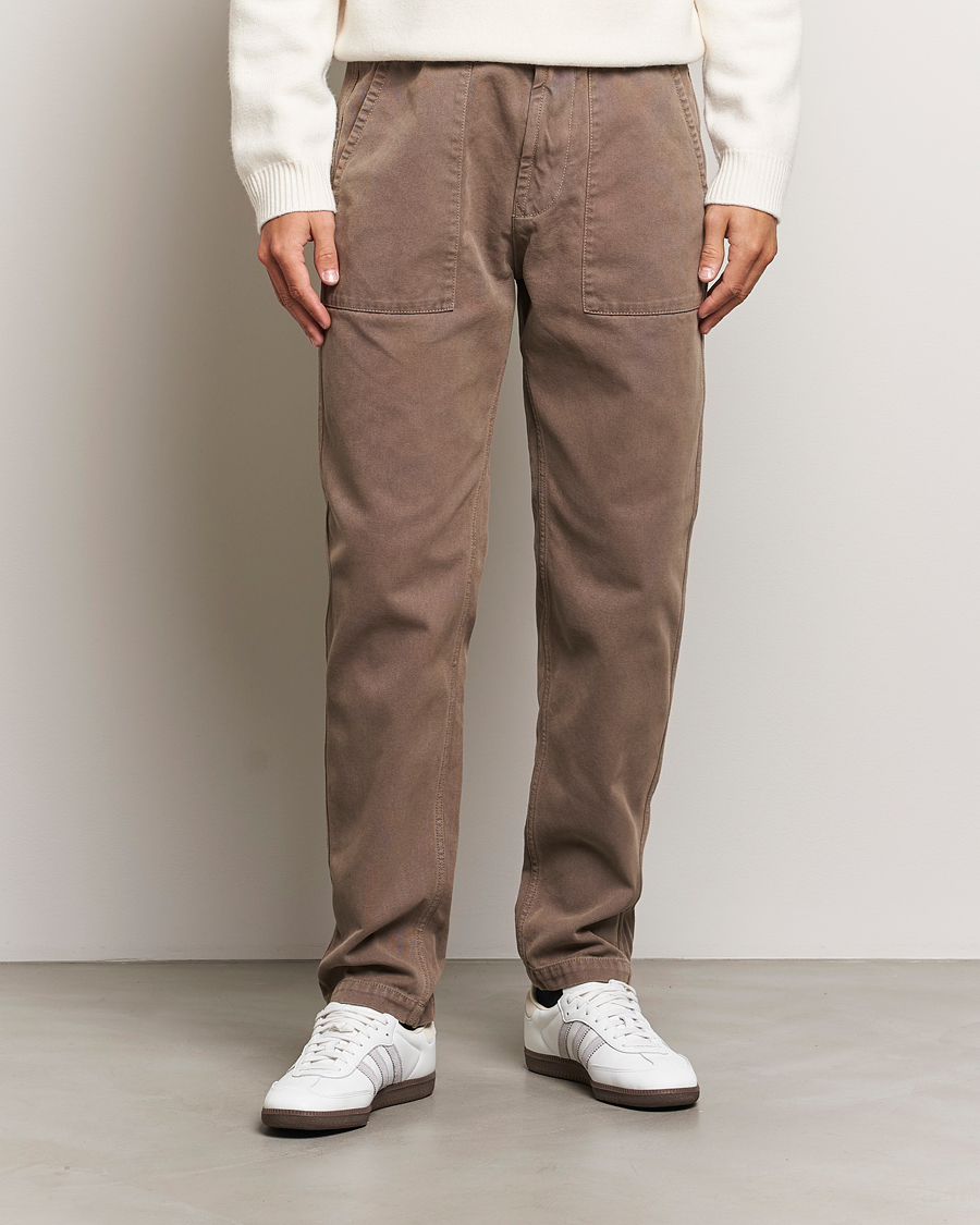 Herre | Bukser | Stone Island | Panama Cotton Pants Walnut