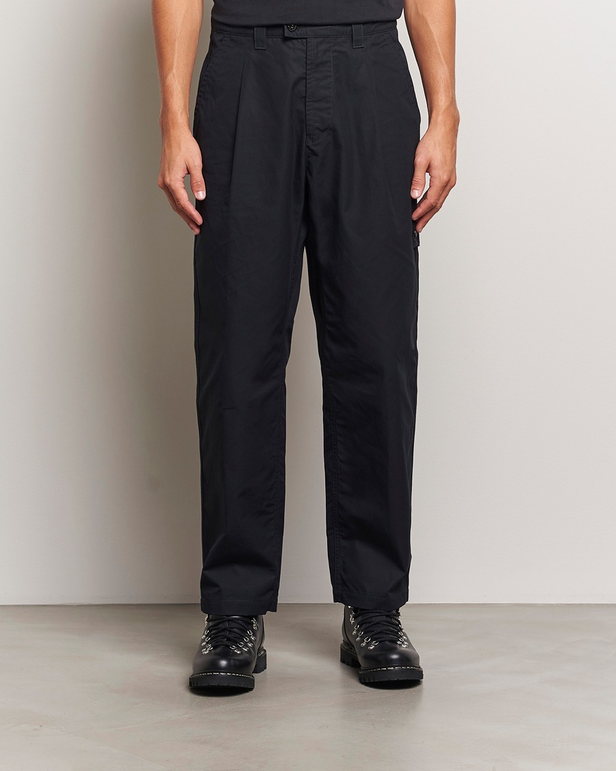 Herre |  | Stone Island | Ghost Cotton Ventile Pants Black