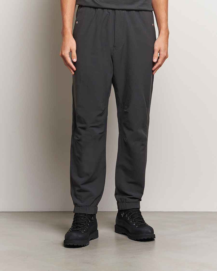 Herre |  | Stone Island | Stellina Wool/Nylon Jogger Pants Lead Grey