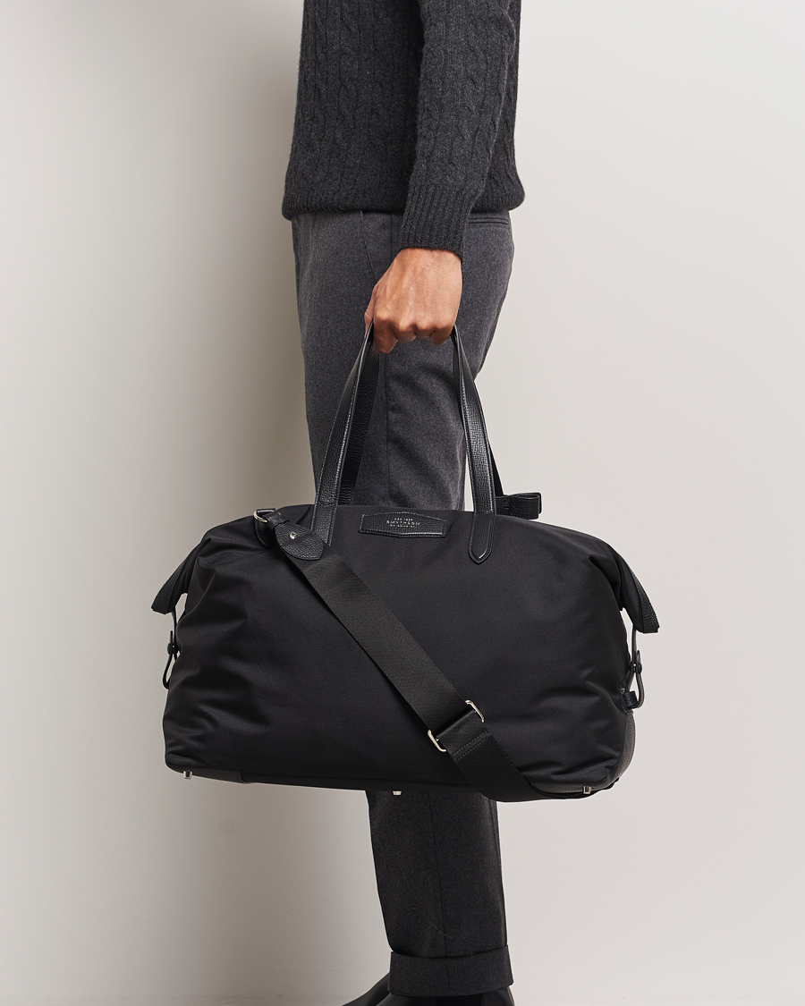 Herre |  | Smythson | Canvas Norton Travel Bag Black