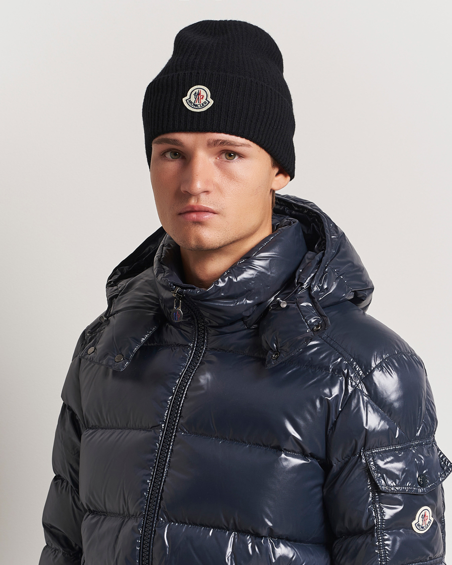 Herre |  | Moncler | Cashmere Beanie Black