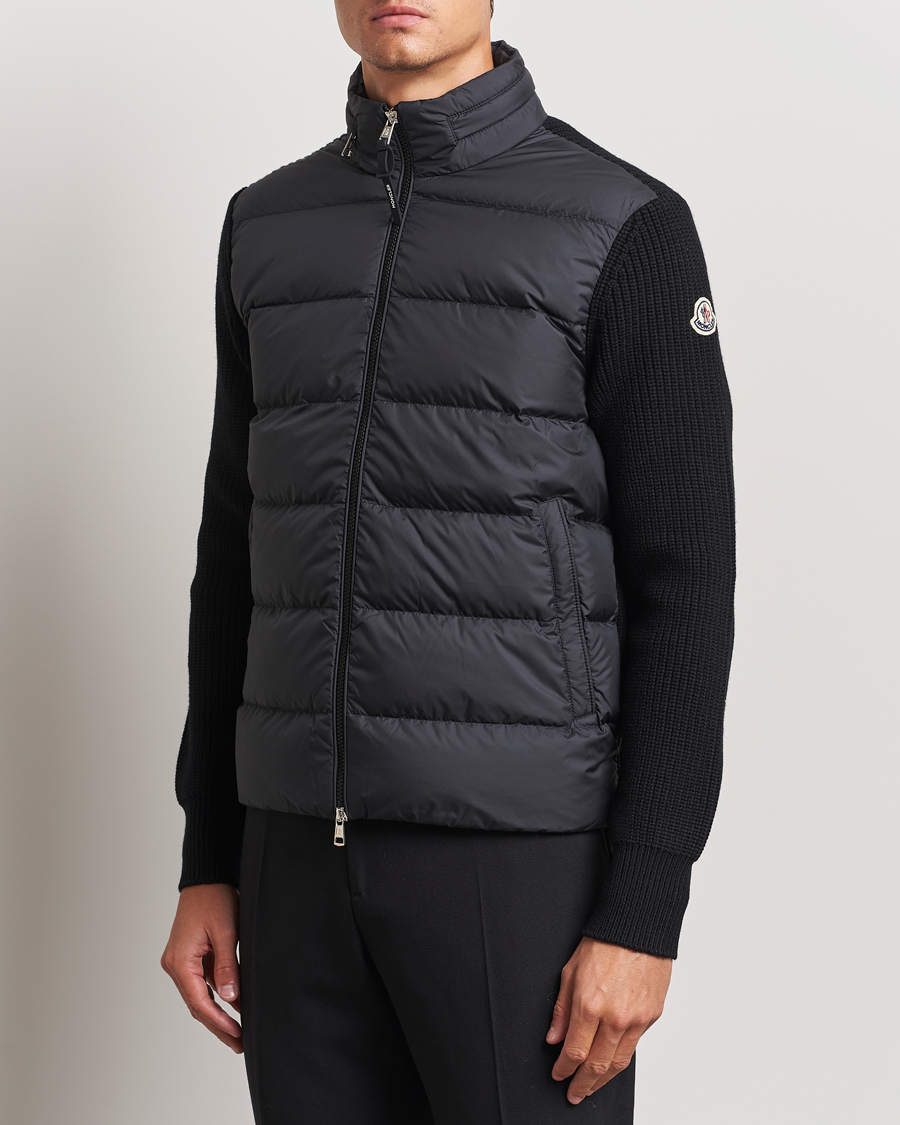 Herre |  | Moncler | Padded Zip Cardigan Black