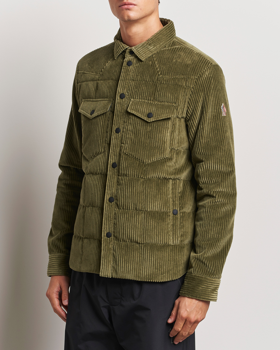 Herre | Outdoorjakker | Moncler Grenoble | Gelt Corduroy Shirt Jacket Olive