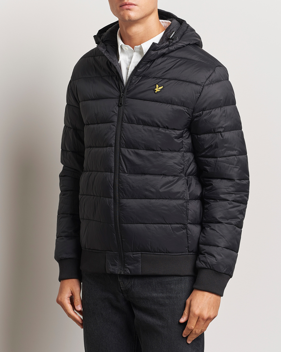 Herre |  | Lyle & Scott | Wadded Hooded Jacket Jet Black