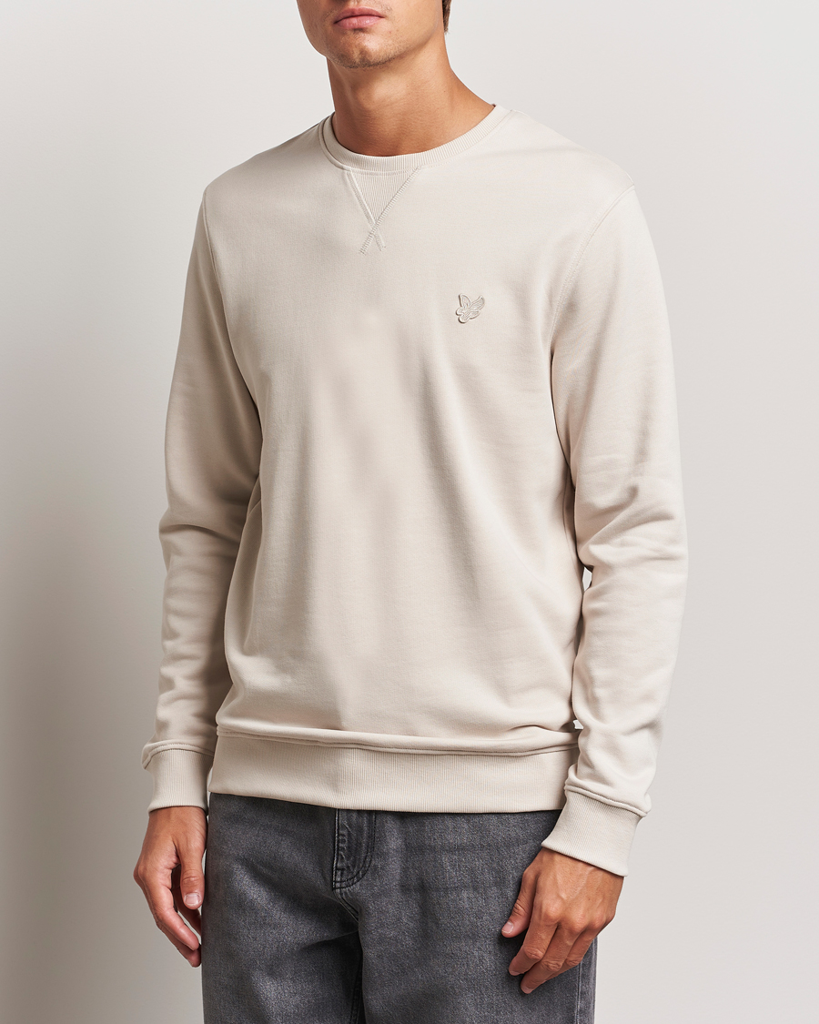 Herre |  | Lyle & Scott | Tonal Eagle Crew Neck Sweatshirt Cove