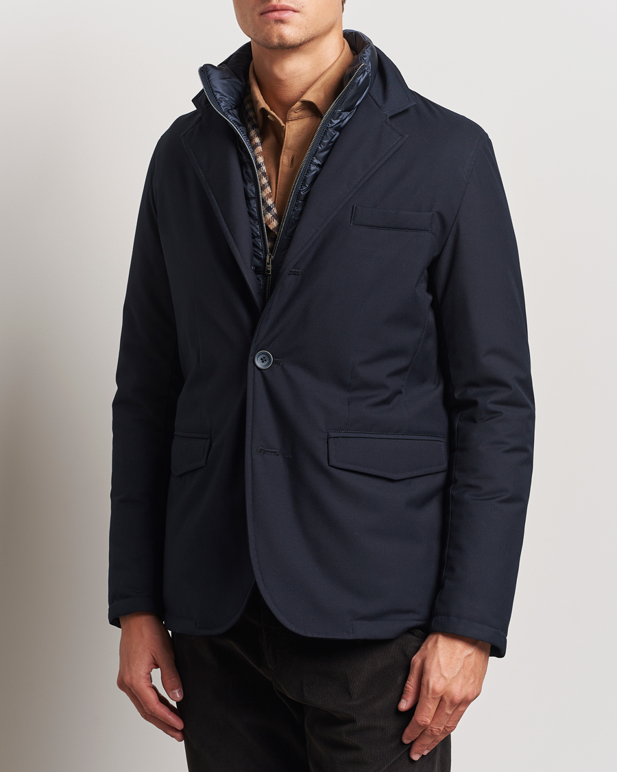 Herre |  | Herno | Water Repellent Down Blazer Navy