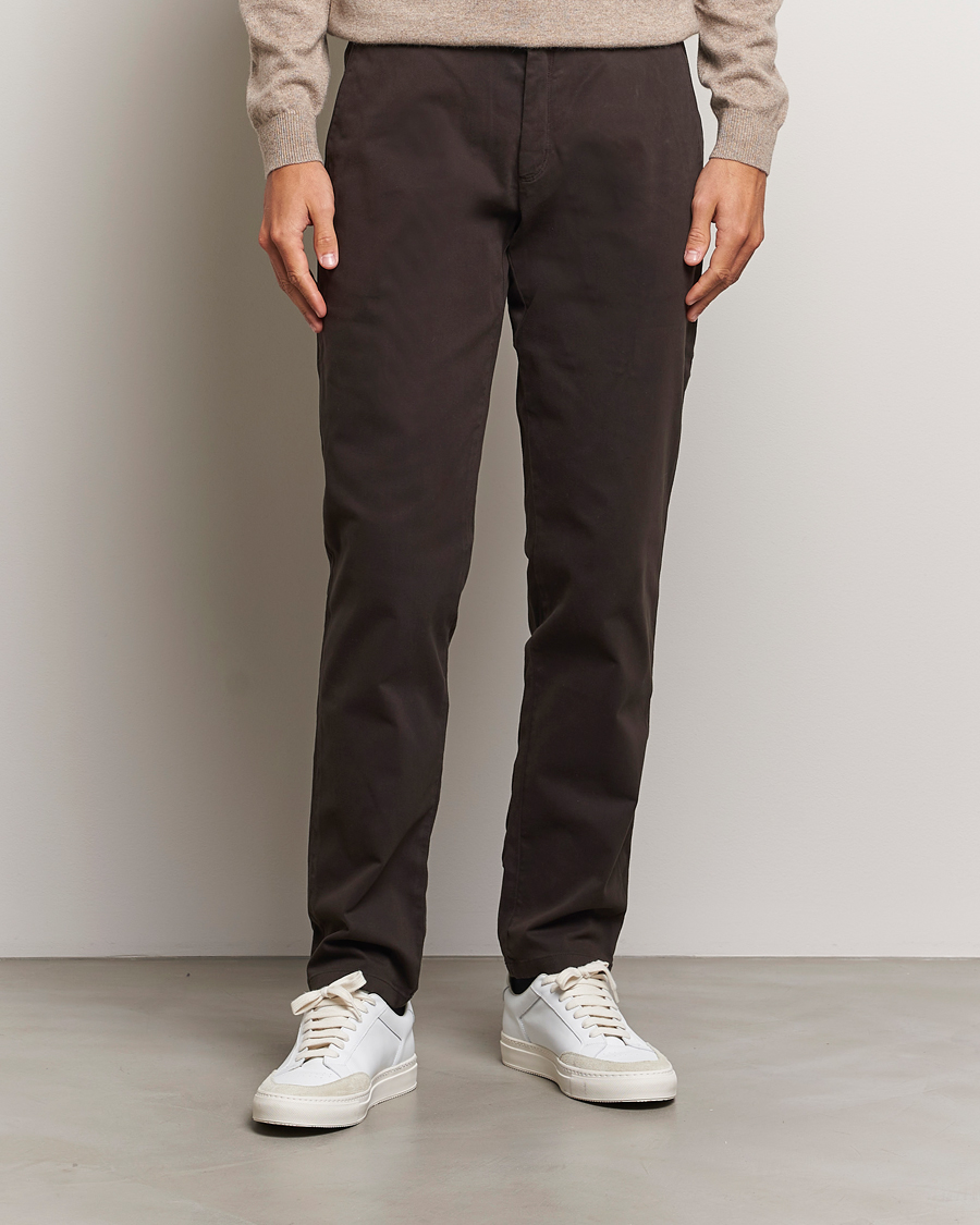 Herre | Best of British | Orlebar Brown | Fallon Stretch Cotton Trousers Truffle