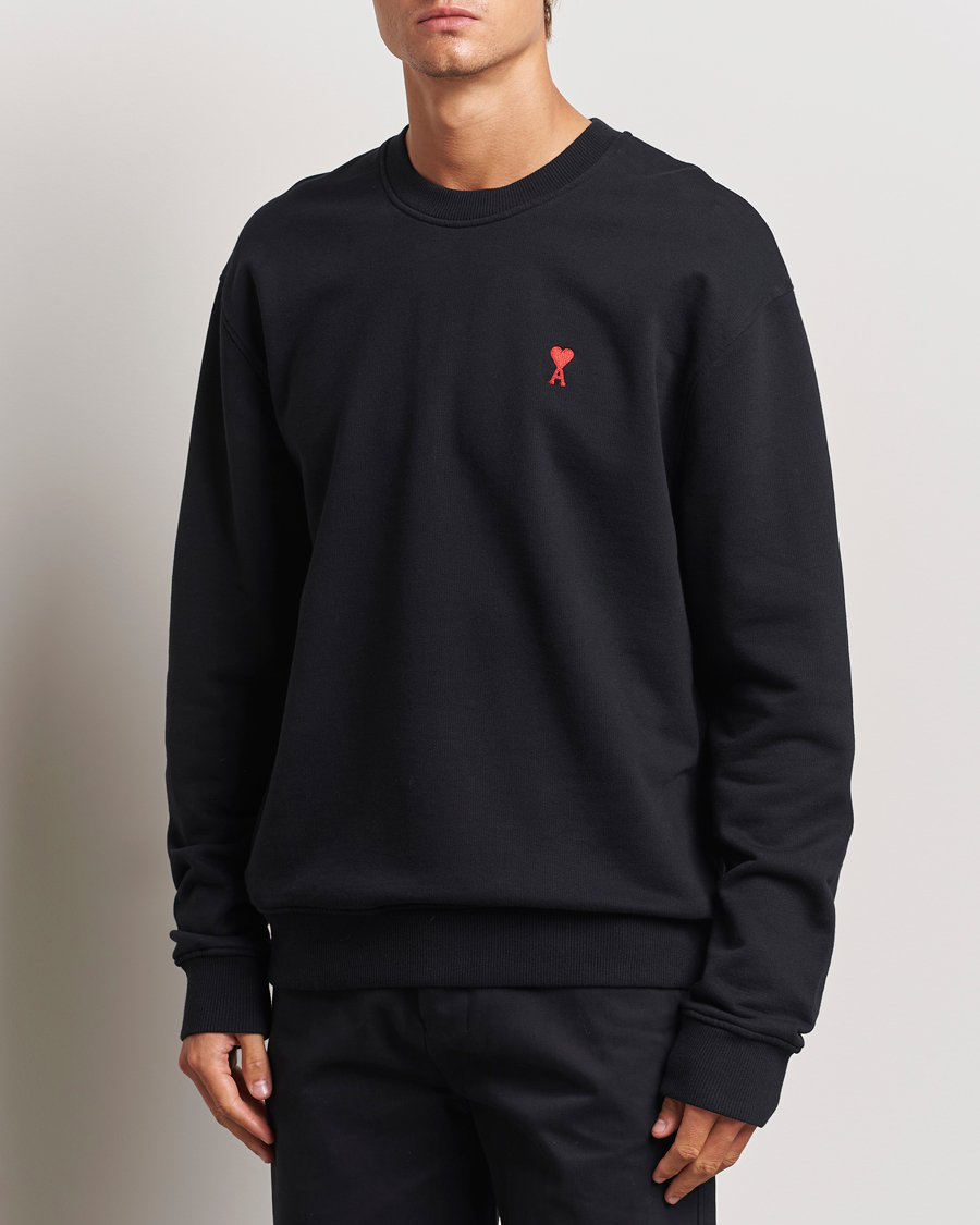 Herre | Sweatshirts | AMI | Heart Logo Sweatshirt Black