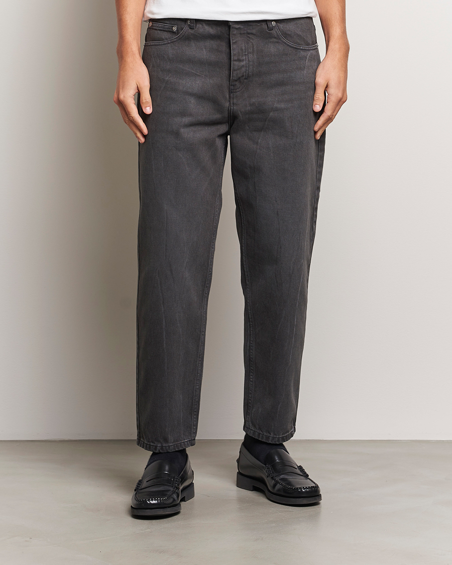 Herre |  | AMI | Tapered Fit Jeans Washed Black