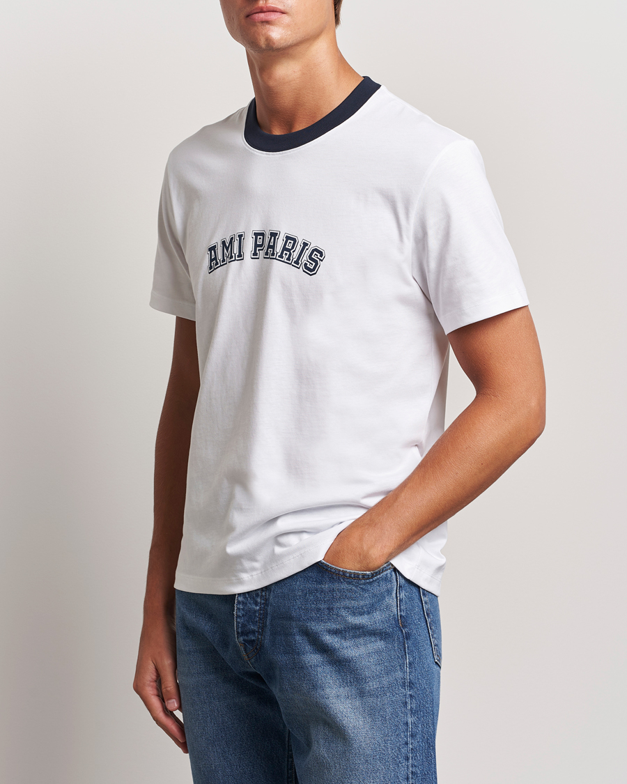 Herre |  | AMI | Paris Logo T-Shirt White