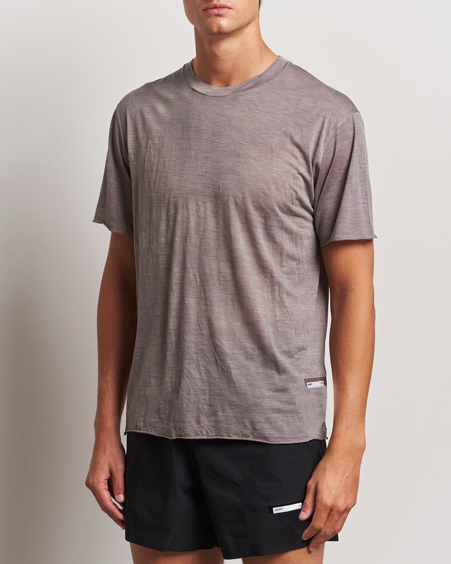 Herre |  | Satisfy | CloudMerino T-Shirt Sun Bleached Fallen Rock