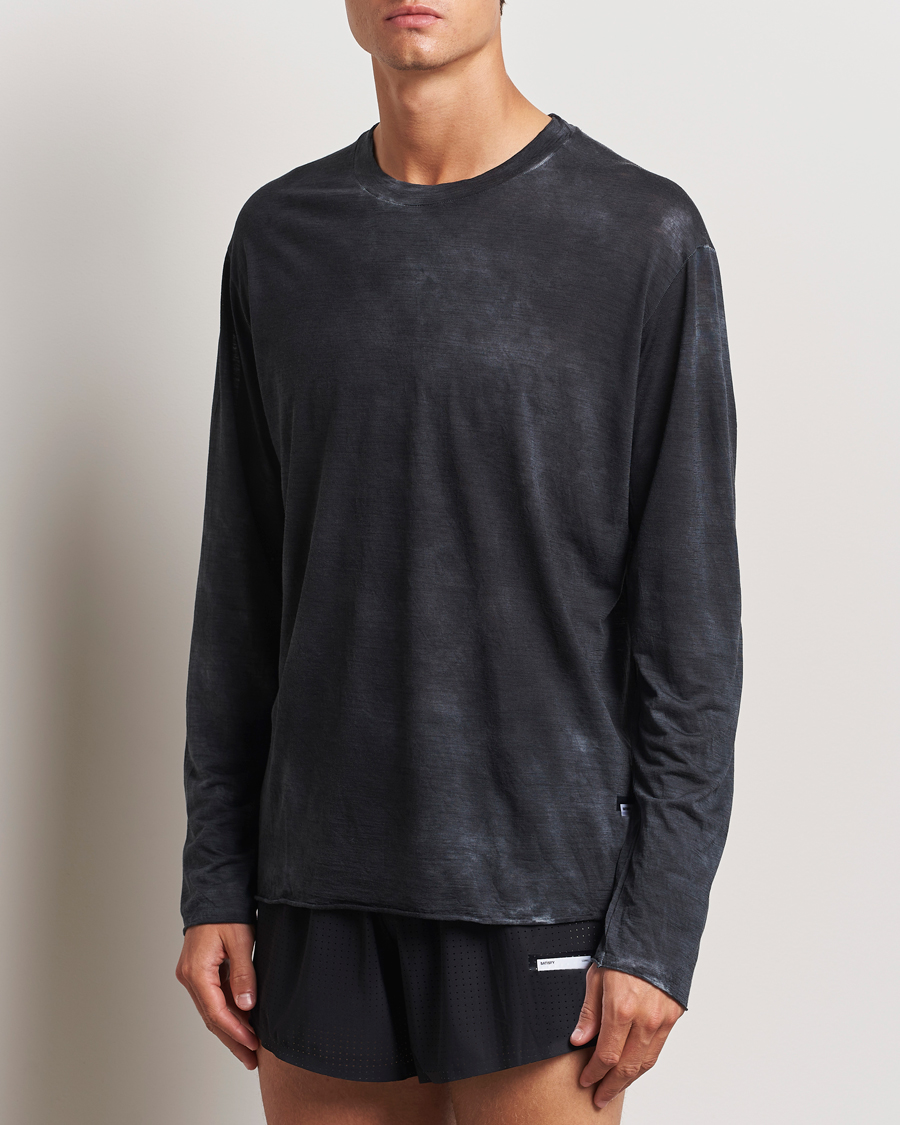 Herre |  | Satisfy | CloudMerino Long Sleeve T-Shirt Sun Bleached Black